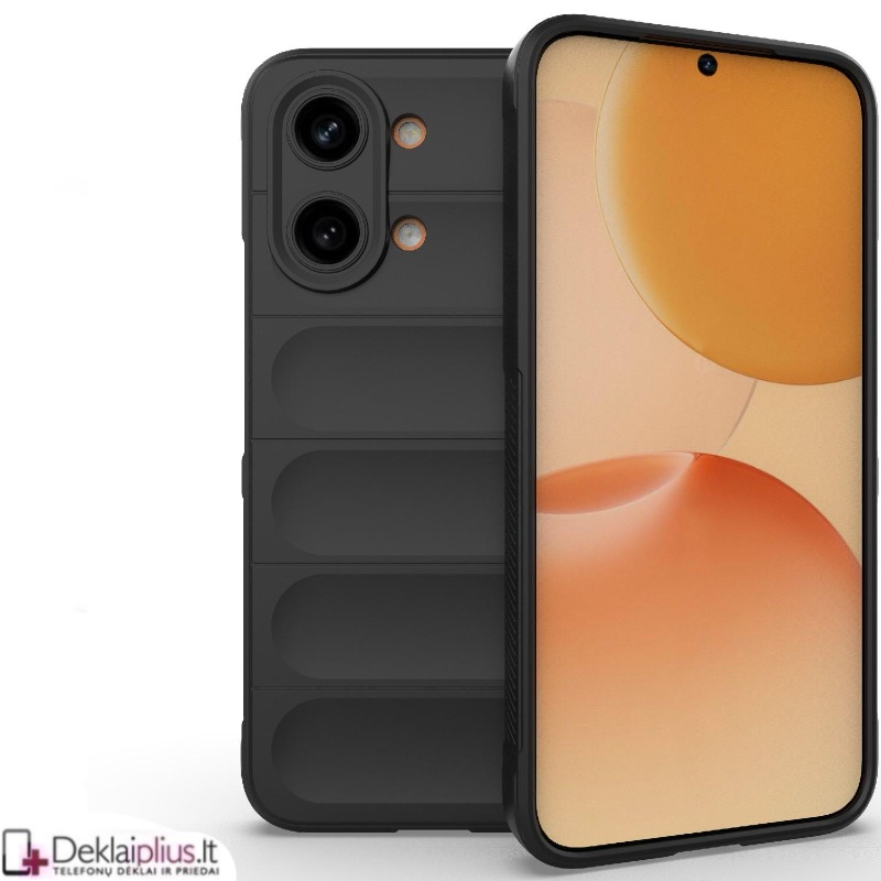 Magic Shield guminis dėklas - juodas (Xiaomi Poco X8 Pro Max) Magic Shield guminis dėklas - juodas (Xiaomi Poco X8 Pro Max)